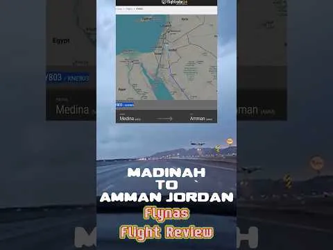 FlyNas flight review Madinah to Amman