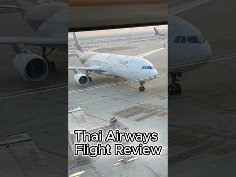 Thai Airways Flight Review Bangkok to Lahore