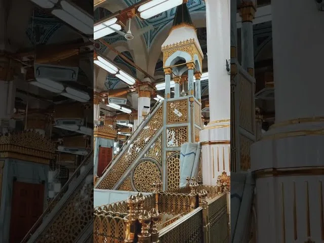 The named historic pillars of Masjid Nabawi mark exact spots where the Prophet prayed and significant events took place